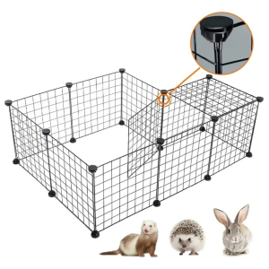 Corral modular para mascotas pequeñas – 12 paneles